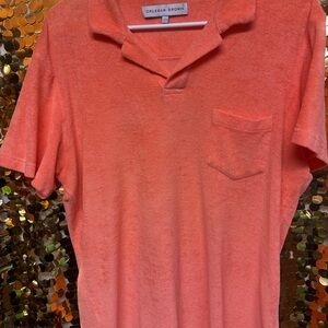 Orlebar Brown Men's Coral Polo Shirt